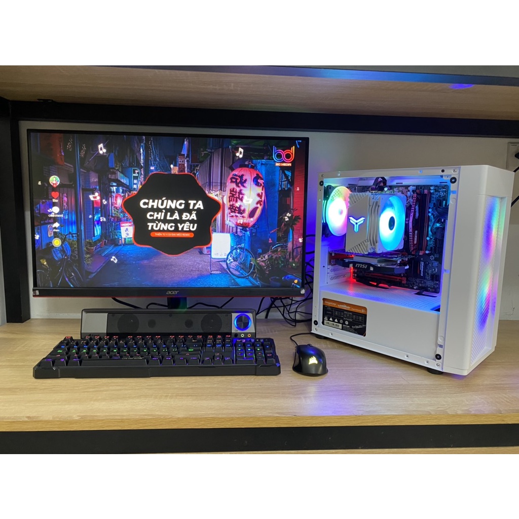 Máy tính chơi game/ đồ họa/ edit video giá tốt B250/ I5 6500/ Ram 8G/ Vga GTX 1050TI 4G