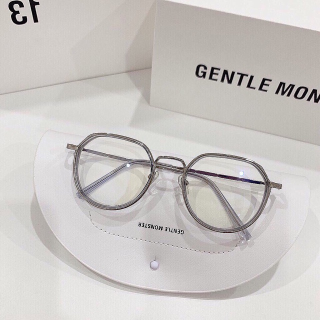 Gọng kính cận Jolie Eyewear chất liệu kim loại đa giác 110  chống ánh sáng xanh, UV400