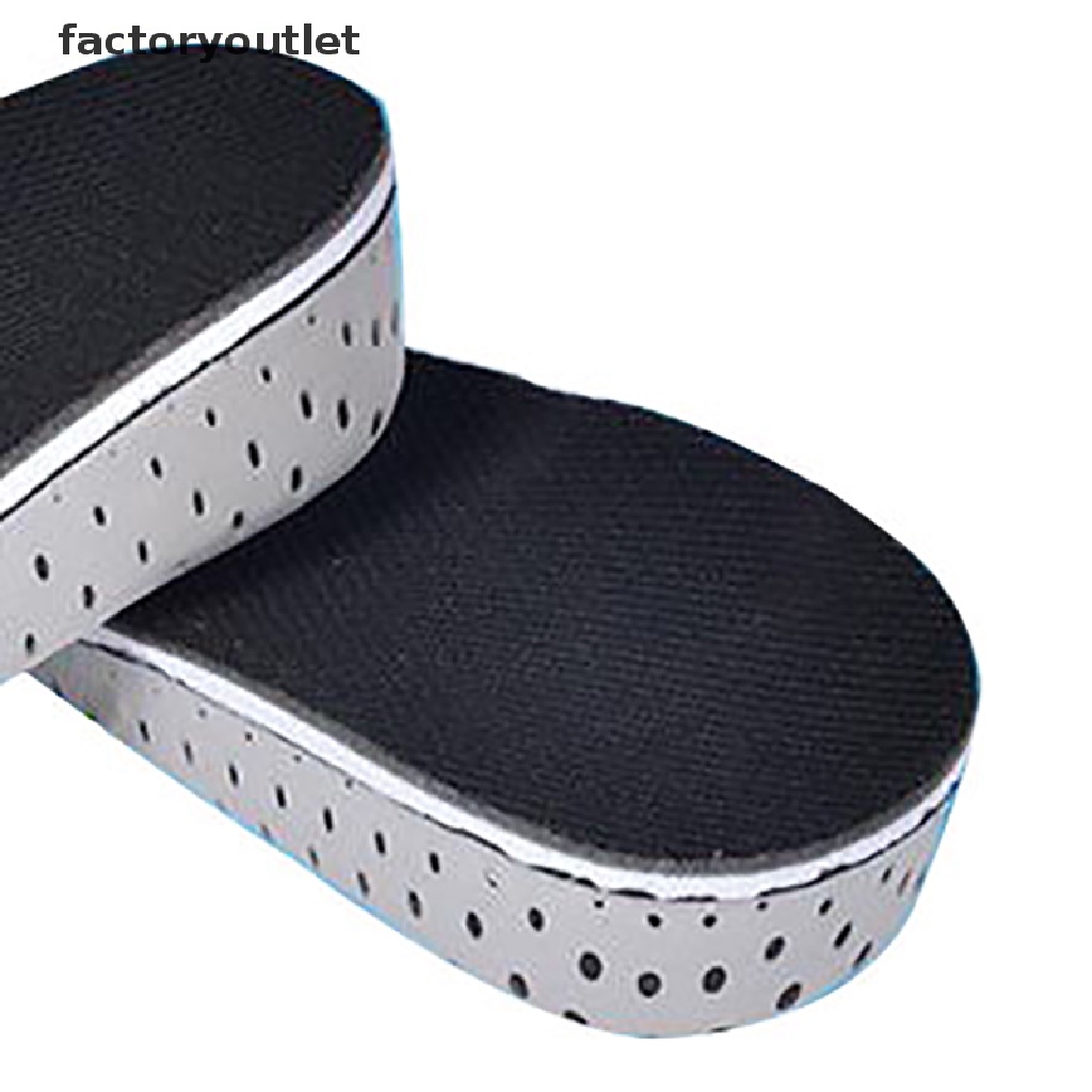 Factoryoutlet Unisex Insole Heel Lift Insert Shoe Pad Height Increase Cushion Elevator Taller QWD