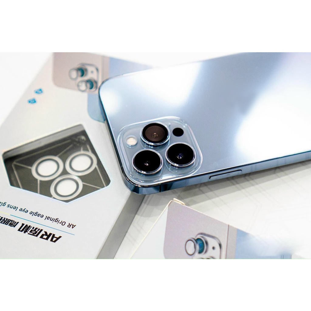 Bộ Dán Bảo Vệ Camera Kính Saphire Kuzoom Cho IPhone Miếng Dán Chống Trầy Xước Bảo Vệ Camera IPhone 11/12/13pro/14promax