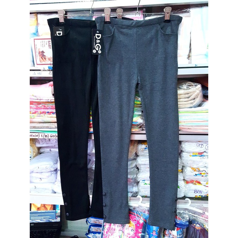 VB. Quần bầu Lỡ Dài (nút) legging thun (40kg-60kg)