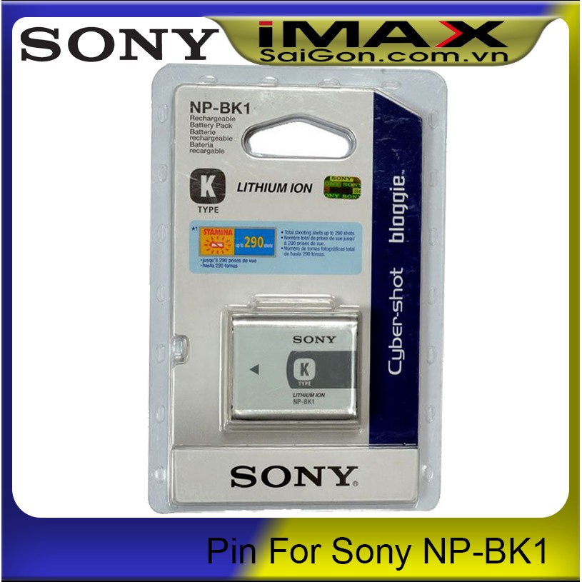 Pin thay thế pin máy ảnh Sony NP-BK1