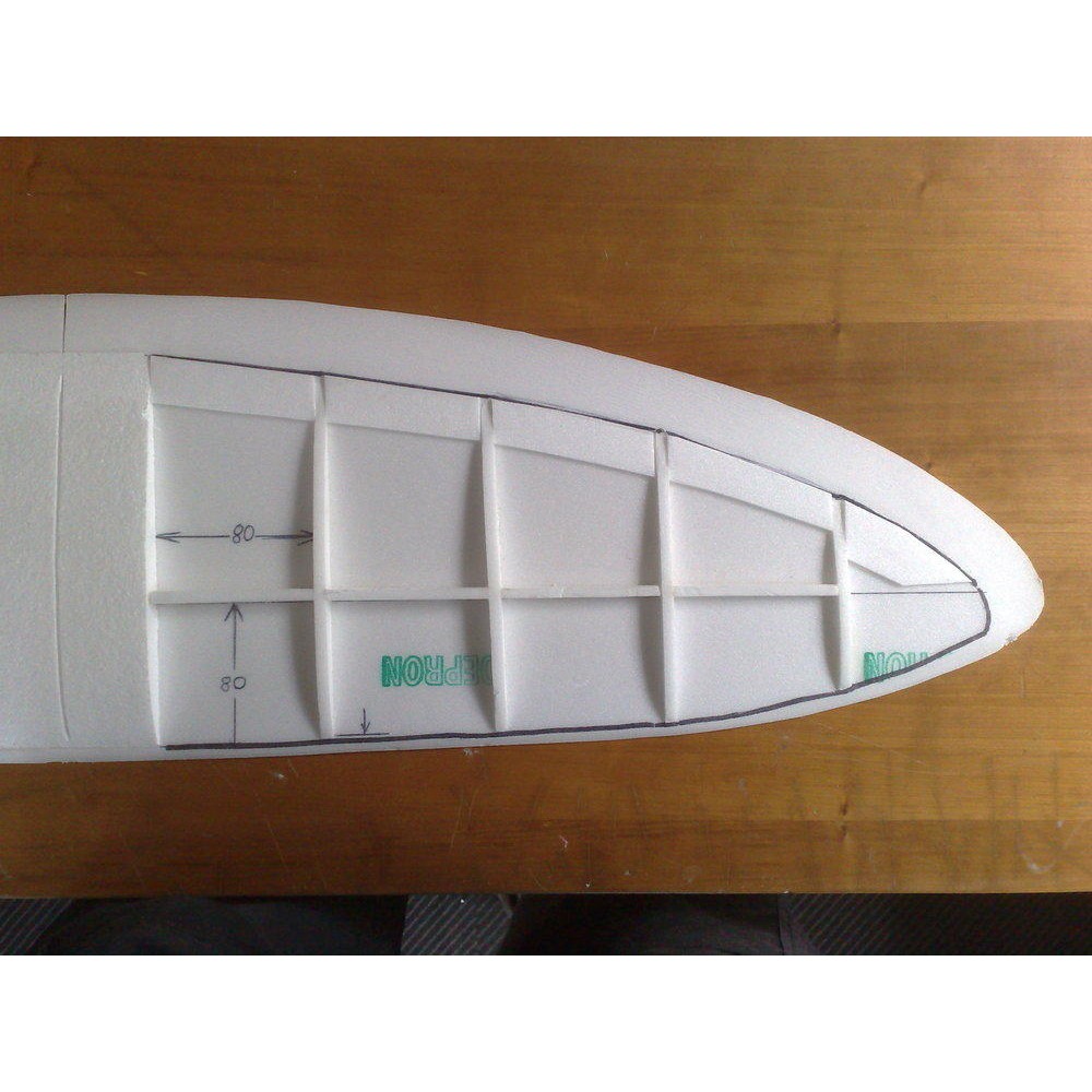 [50x50cm] 2.5mm Combo 12 tấm xốp Depron làm mô hình máy bay điều khiển, tàu, xe, nhà cửa (VA002x3) - Luân Air Models