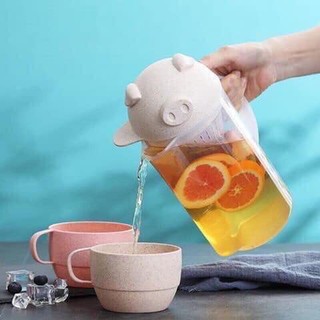 Bình lọc trà lúa mạch tặng kèm 4 cốc