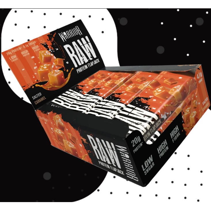 Warrior Raw Protein Flap Jack - Bánh Protein Bổ Sung Protein, Phát Triển Cơ Bắp