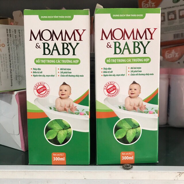 Sữa tắm gội thảo dược mommy &amp; baby 300ml