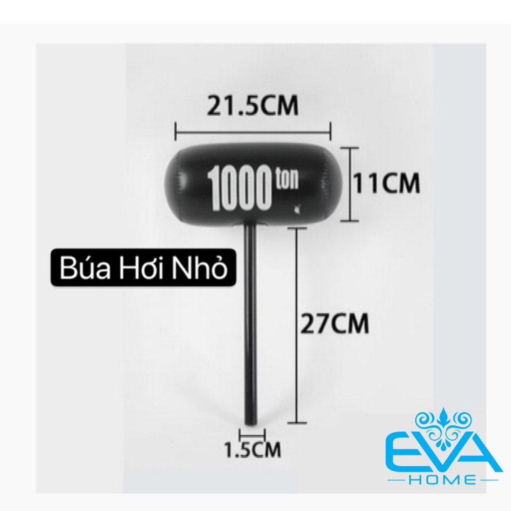 Đồ Chơi Búa Hơi Cầm Tay 1000 Tấn Size Nhỏ 50 Cm Vui Nhộn