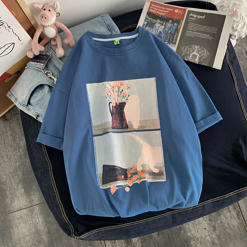 Áo thun tay ngắn dáng rộng thời trang cho nam & nữ | BigBuy360 - bigbuy360.vn