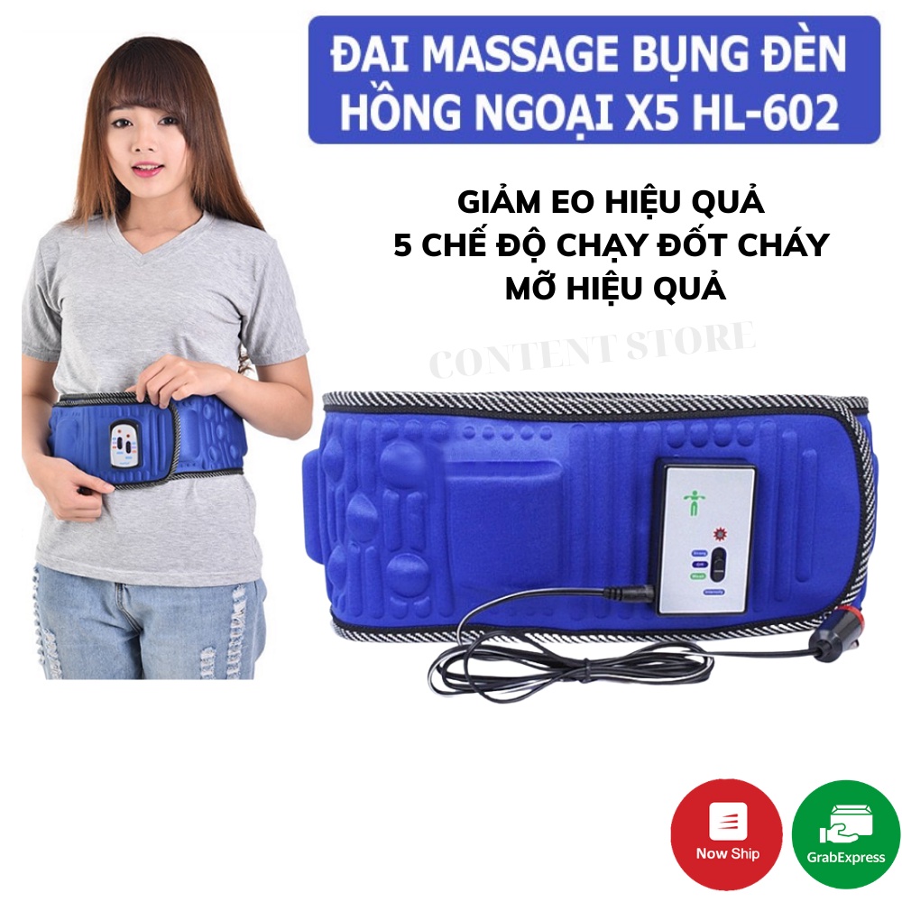 Đai Massage Bụng Tay Chân Giảm Béo X5 - Giảm Béo An Toàn, Hiệu Qủa