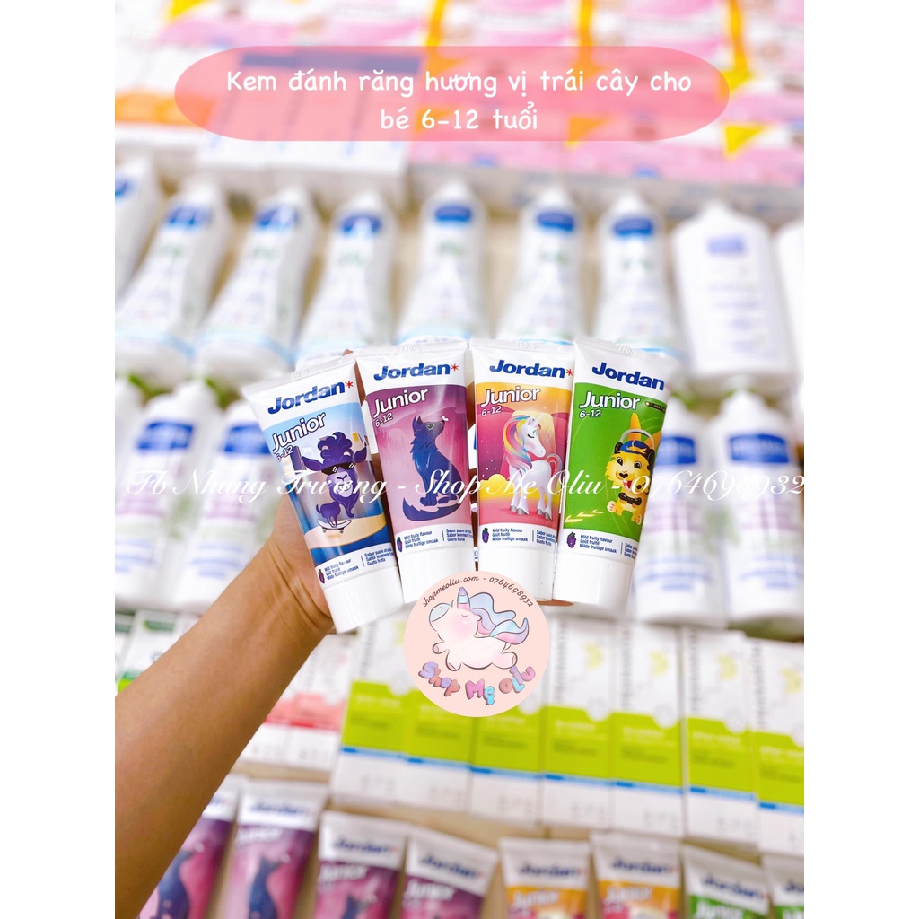 Kem đánh răng Jordan Junior 6-12 tuổi date 01/2025