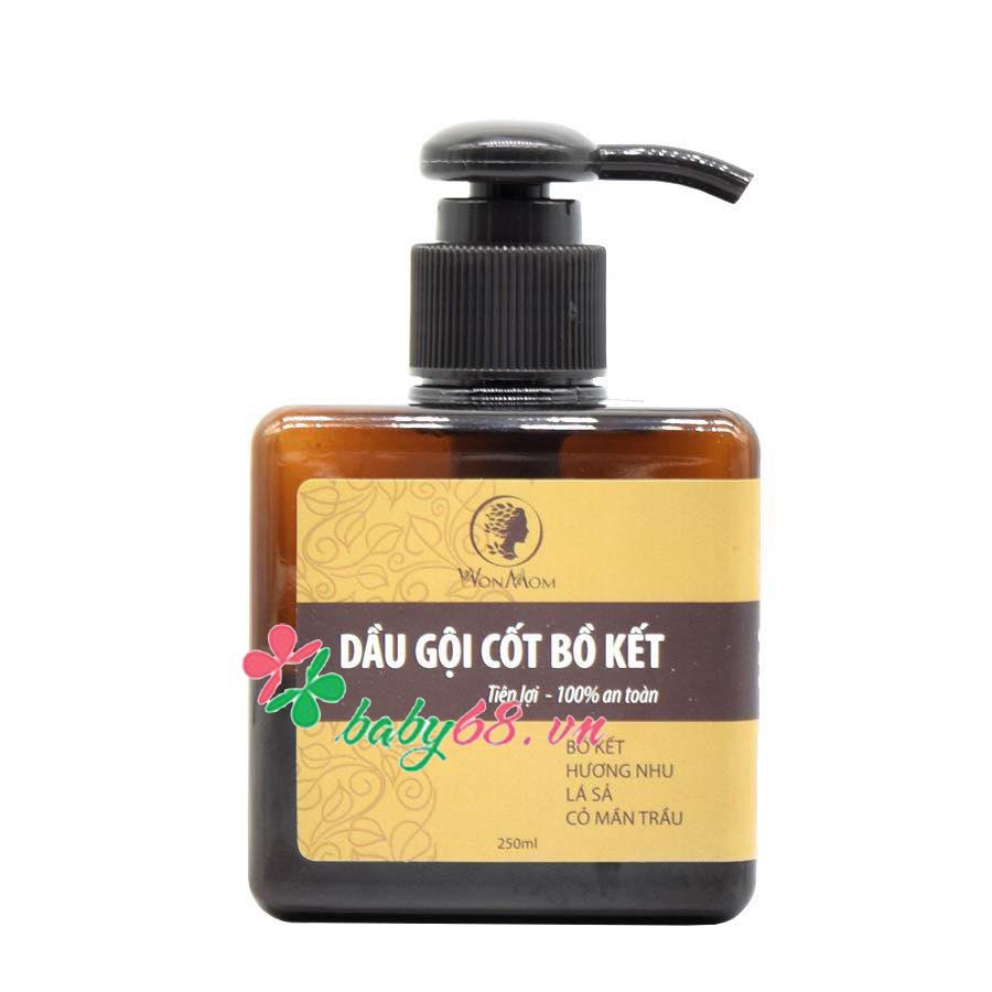 Dầu gội cốt bồ kết Wonmom 250ml