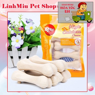 Xương bổ sung canxi orgo cho chó gặm sạch răng - 90gr vị bơ