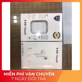 [Xả Hàng – FreeShip] TAI NGHE BLUETOOTH CÓ DOCK SẠC, Tai Nghe TWS V99| Nghe Gọi 4 Tiếng | 24001