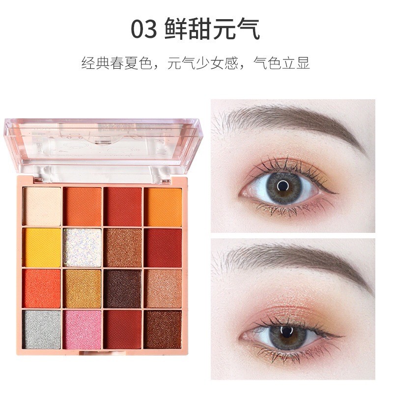 Phấn măt 16 màu Lameila EYE SHADOW