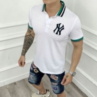 Áo thun nam cổ trụ ny