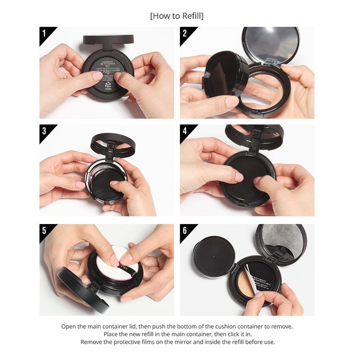 Kem Nền + Refill 3CE Stylenanda Fitting Cushion Foundation SPF 50+PA+++