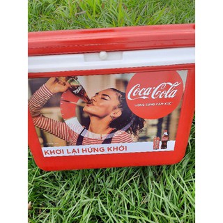 THÙNG ĐÁ GIỮ NHIỆT 24 LÍT NHỰA HIỆP THÀNH khuyễn mãi của (cocacola)