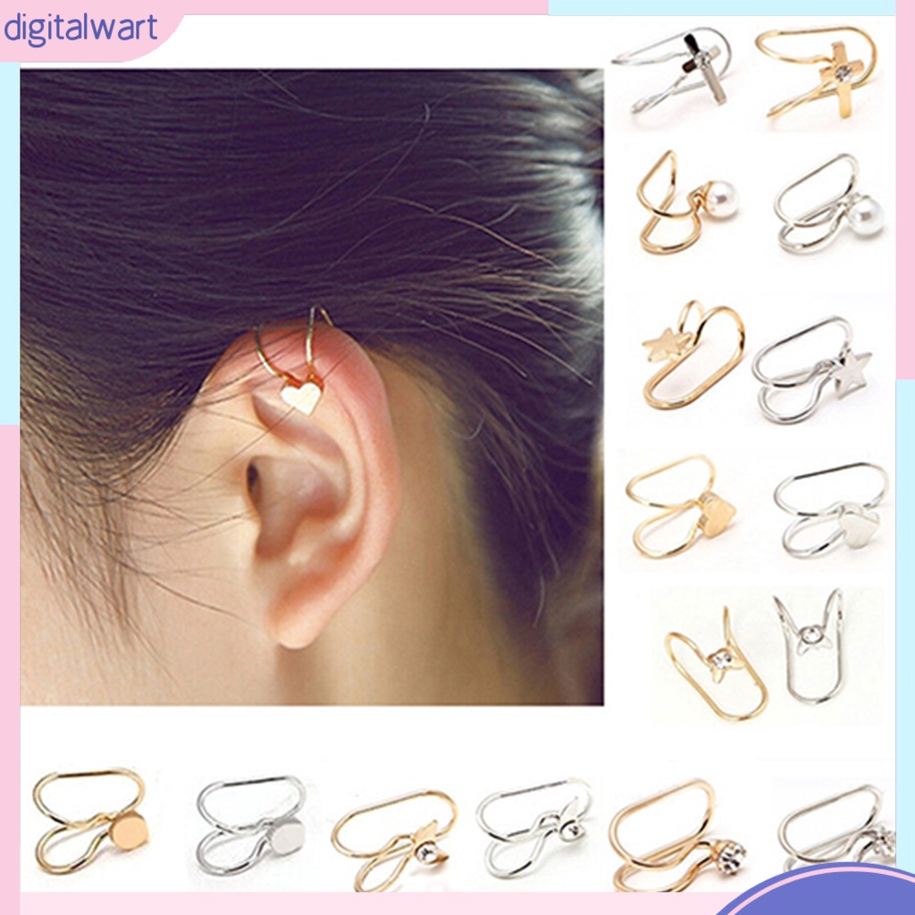 Khuyên kẹp vành tai hợp kim thời trang và cá tính cho nữ