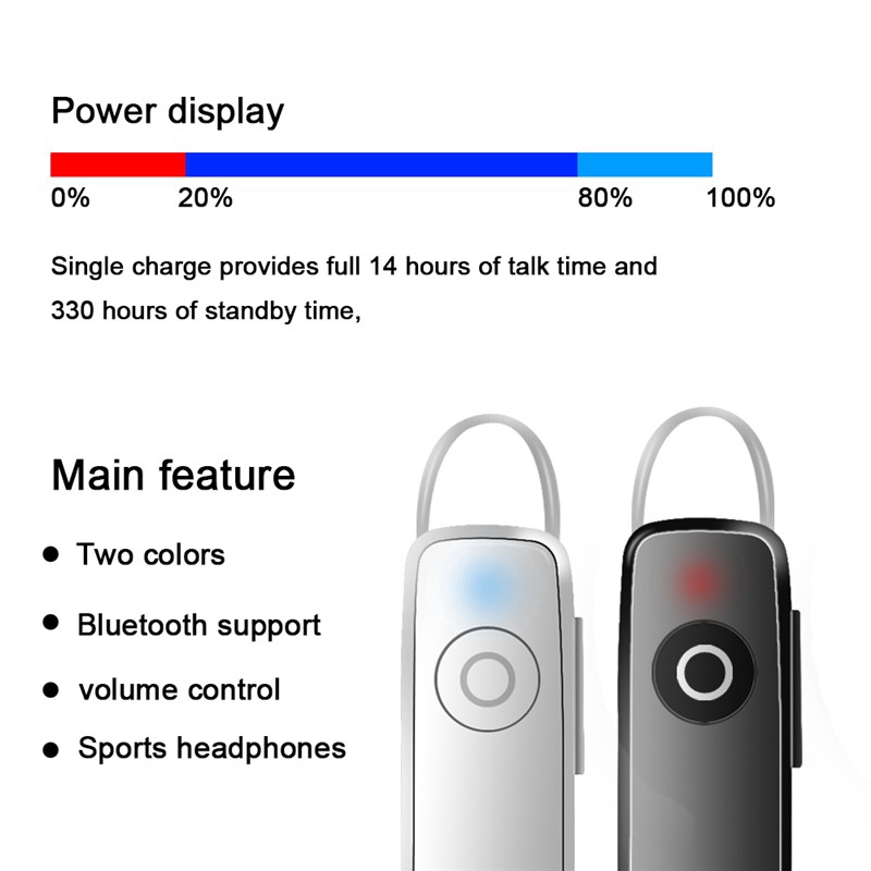 Tai Nghe Bluetooth 4.1 Không Dây Mini Có Mic mm