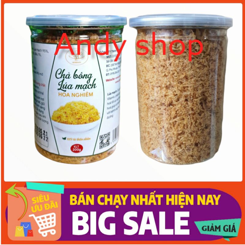 Chà Bông Lúa Mạch Chay Hoa Nghiêm 200gr