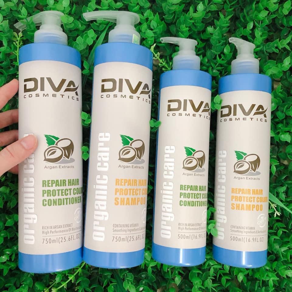 [NEW] Dầu xã DIVA ORGANIC CARE phục hồi và bảo vệ màu nhuộm 500ml