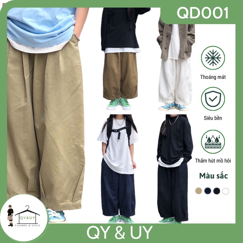 Quần kaki thun phong cách đường phố QD001
