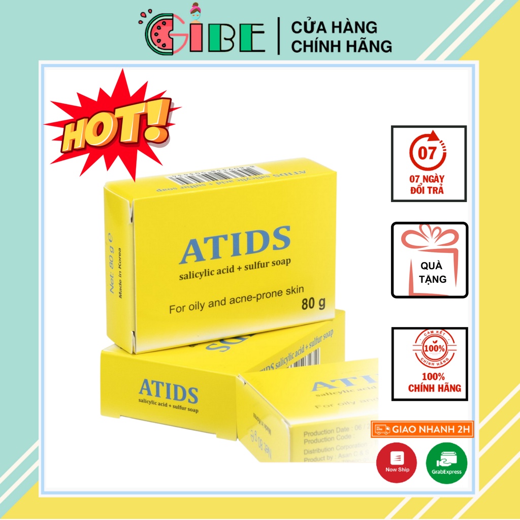 Xà phòng Atids giảm mụn lưng hiệu quả GIBE STORE