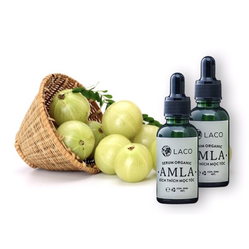 SERUM THẢO DƯỢC KÍCH THÍCH MỌC TÓC ORGANIC AMLA LACO 30ML