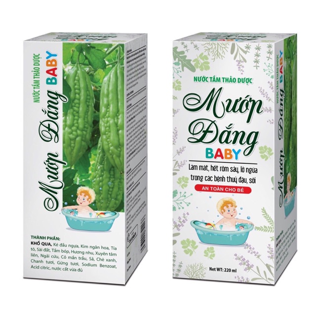 Nước tắm thảo dược Mướp Đắng Baby 220ml