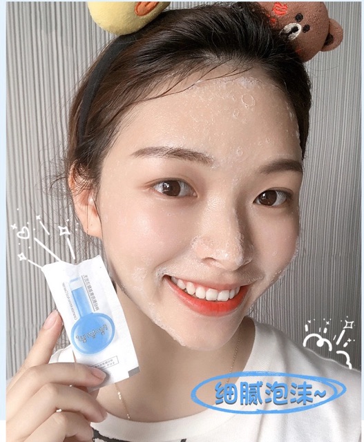 Lẻ 1 Gói sữa rửa mặt Axit amin amide sạch da giảm mụn đầu đen | BigBuy360 - bigbuy360.vn