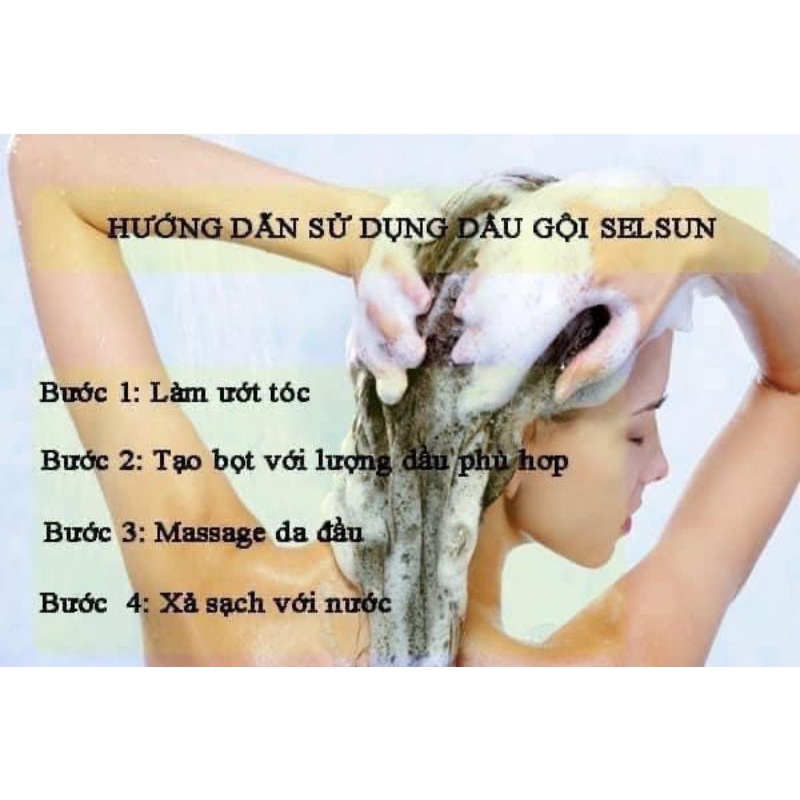 Dầu Gội SELSUN Giảm Gàu Hàng Tốt 120ml Thái Lan Chính Hãng