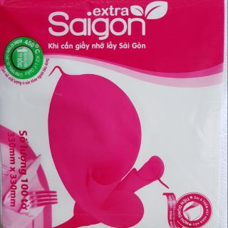 Giấy Vuông Saigon Extra gói 100 tờ (330x330mm)