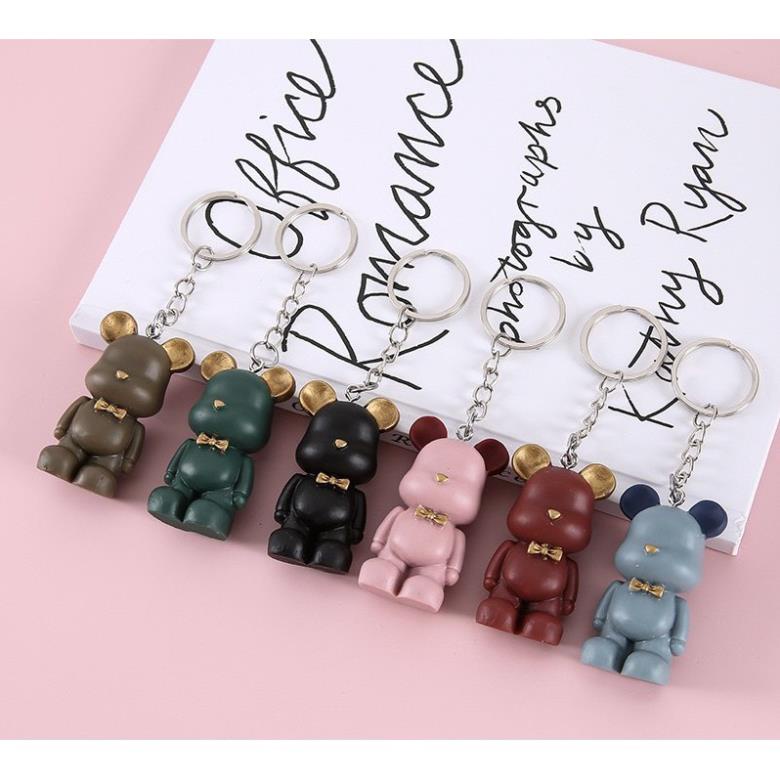 Charm /Jibitz gắn dép CROCS - Móc chìa khóa thời trang Gấu Bearbrick