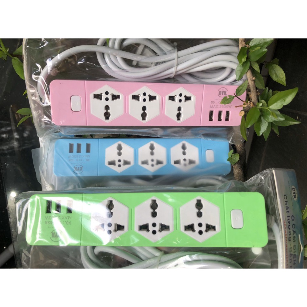 {Sale sốc} Ổ Cắm Điện Đa Năng CYX C10-USB