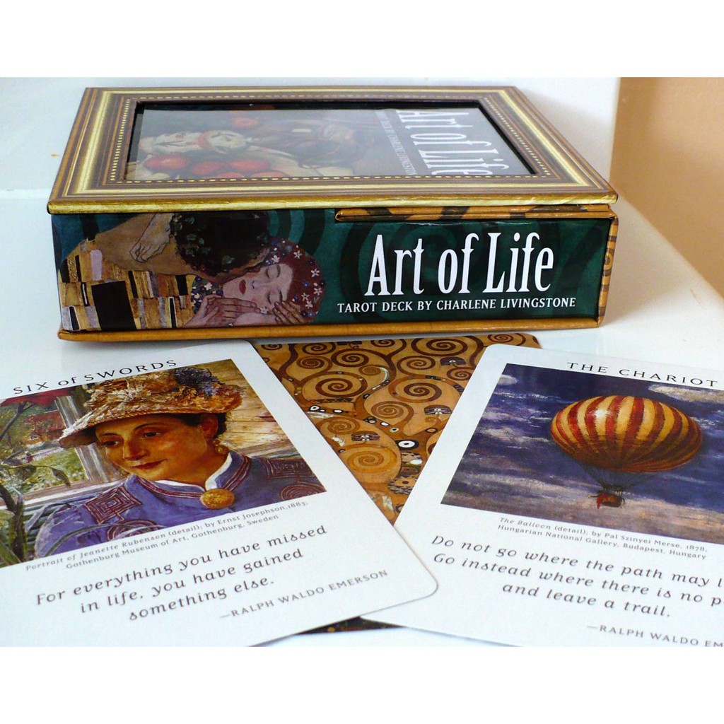 Rất đẹp cực nét - Bộ bài Art of Life Tarot Handmade [size Oracle]