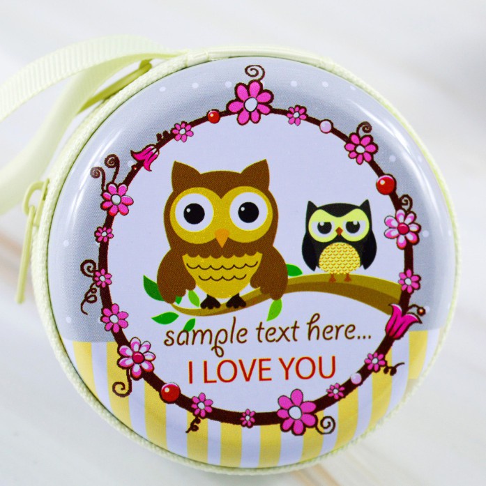 Túi Vi Mini Tròn Cú Mèo