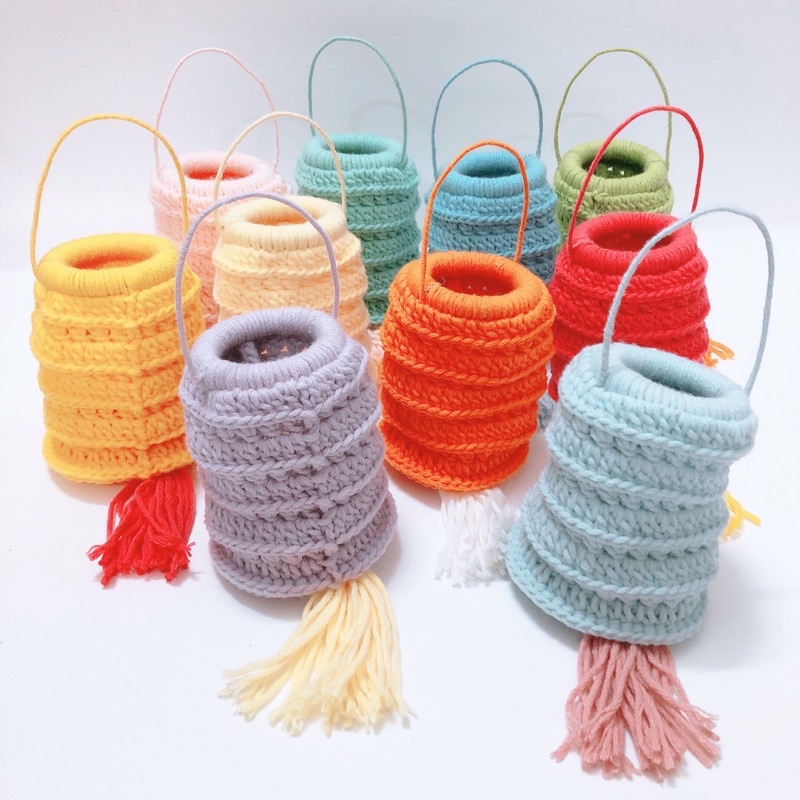 [HÀNG HOT] Lồng đèn trung thu handmade làm bằng len cao cấp, an toàn cho bé
