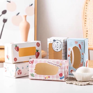 HỘP GIẤY CÓ CỬA SỔ VUÔNG, CHỮ NHẬT HOẠ TIẾT NHIỀU MẪU