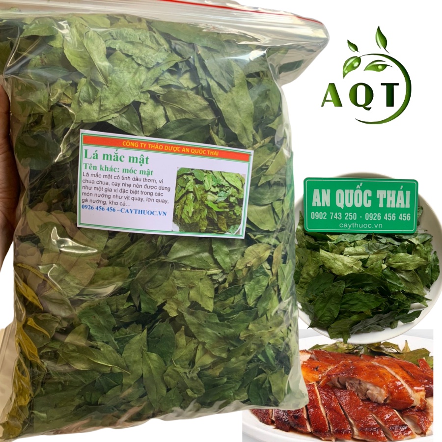 1KG Lá Mắc Mật (Móc Mật) Khô Lạng Sơn Sấy Lạnh, Làm Gia Vị Heo Quay, Vịt - Gà Quay Thơm Ngon