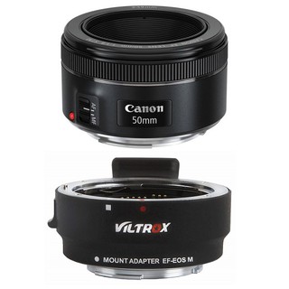 Mua Canon EF 50mm f/1.8 STM + Ngàm chuyển Viltrox EF - EOS M cho Canon EOS M- Hàng Canon Lê Bảo Minh