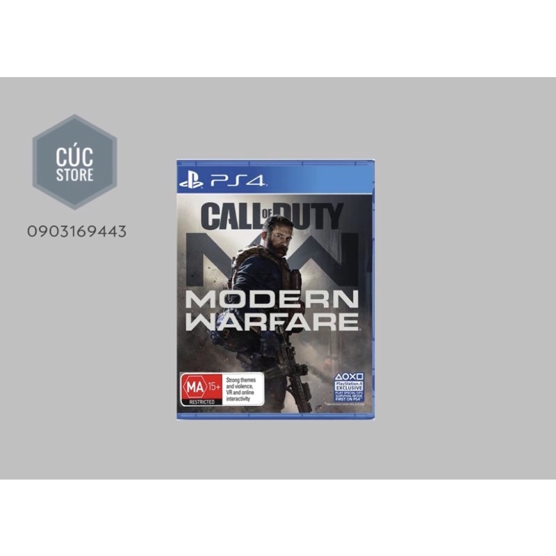 Đĩa chơi game PS4: Call of Duty Modern Warfare
