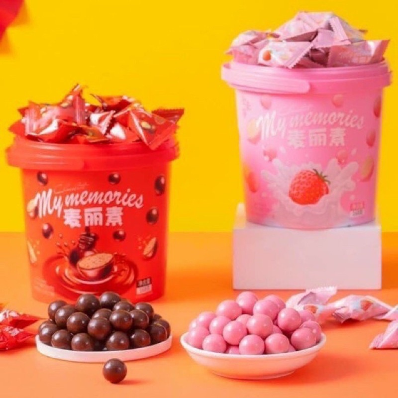 SOCOLA BỌC BÁNH XỐP MY MEMORIES hộp 168gr