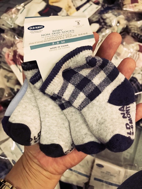 SET 3 ĐÔI TẤT CAO CỔ CHỐNG TRƯỢT SIÊU DÀY OLD NAVY