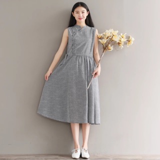 ORDER- váy nữ vải thô
