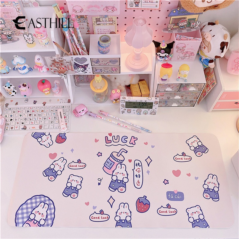 Thảm Lót Bàn Trà Cách Nhiệt Chống Bẩn Hình Anime Sanrio Melody Kuromi Đáng Yêu 30*67cm