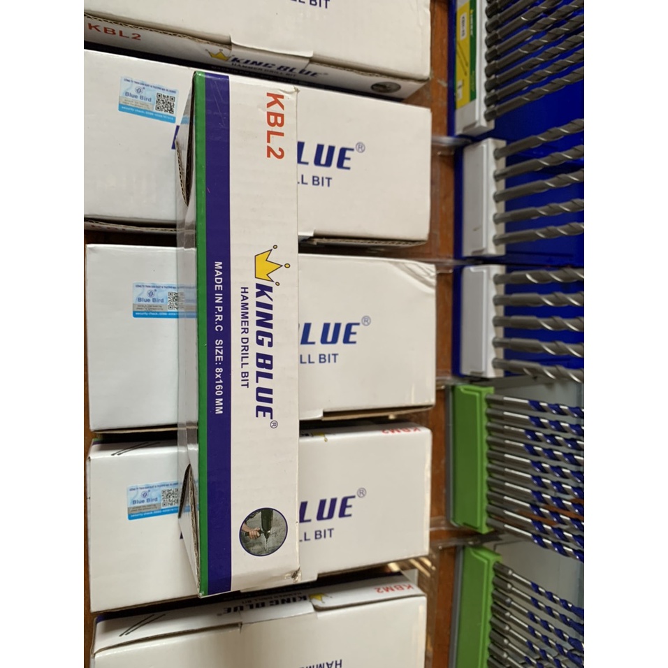 Mũi khoan bê tông khoan tường chuôi gài King Blue chất lượng cao