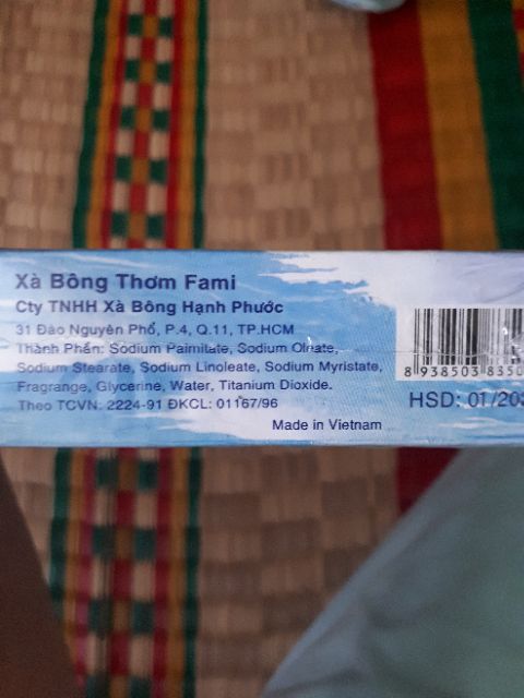 1 cục xà bông tắm, rửa tay Fami 85g | BigBuy360 - bigbuy360.vn