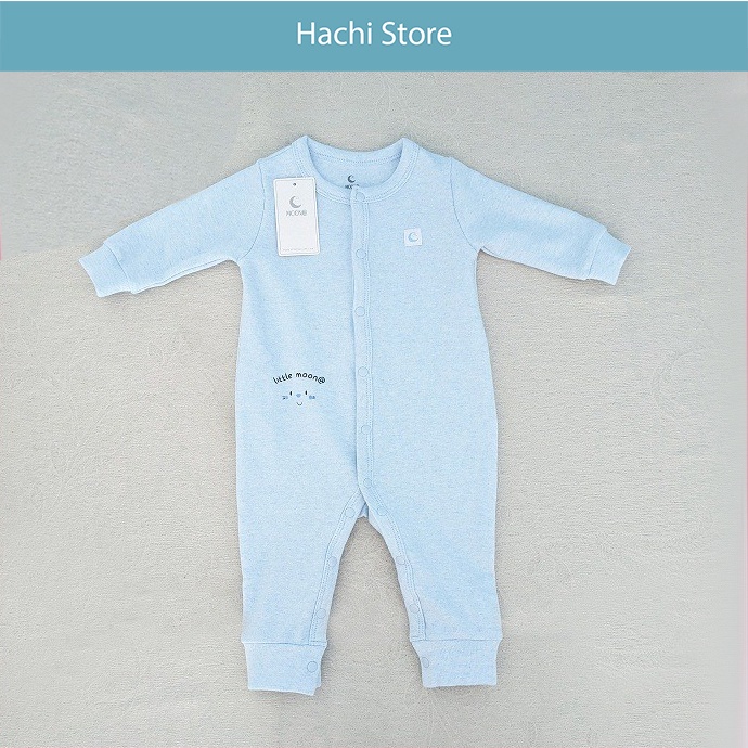 Body sơ sinh nỉ cho bé BST Moon thu đông chất nỉ đẹp size từ sơ sinh đến 9 tháng - Hachi mommy