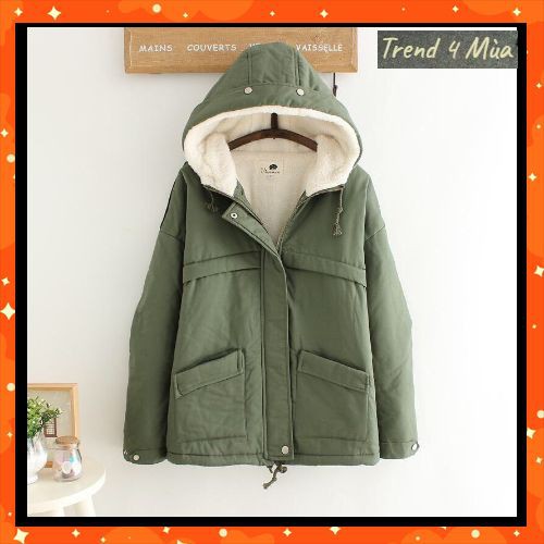 áo phao lót lông , áo khoác phao có mũ có video kèm ảnh thật D406 | BigBuy360 - bigbuy360.vn