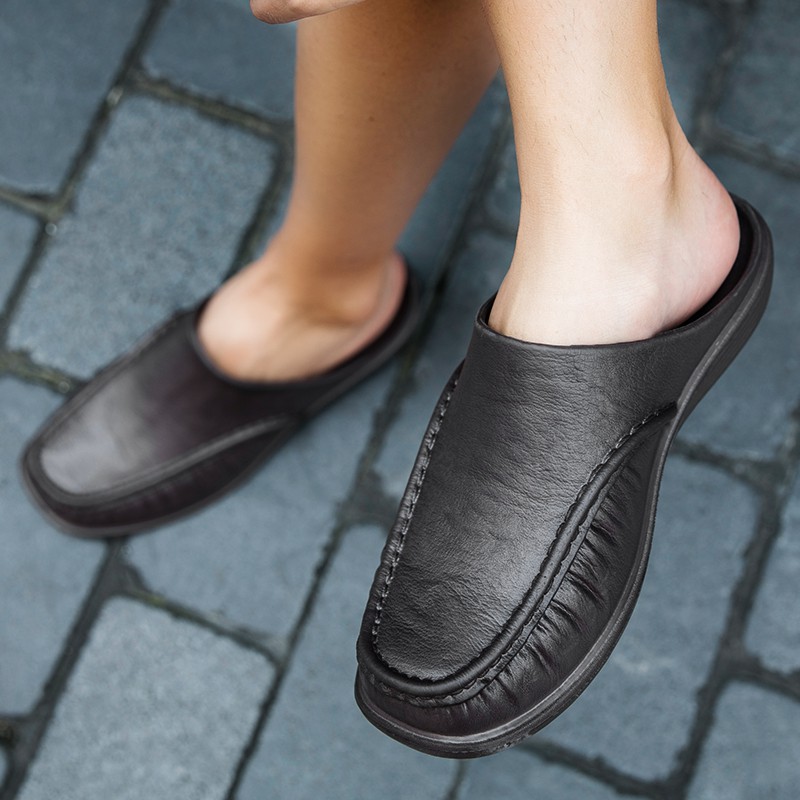 EVA Dép Nhựa Đế Bằng Thời Trang Mùa Hè Dành Cho Nam Size 40- 47